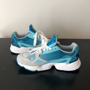 Womens Blue Adidas Sneakers Sz 9